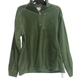 L.L. Bean Men’s Polar Fleece Quarter Zip Pullover Sweatshirt size M Outdoor